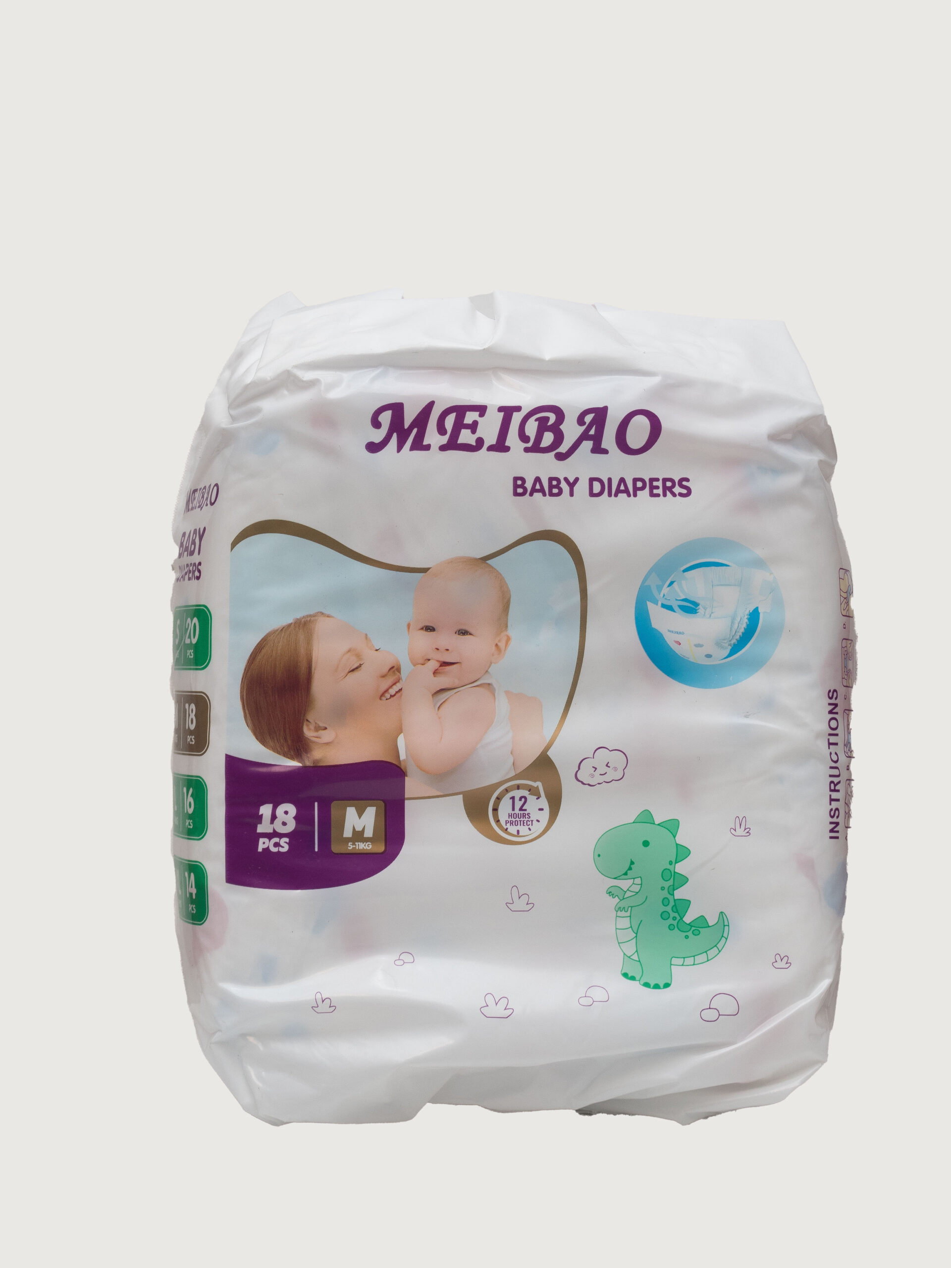 MEIBAO Baby Diapers – Mini 5-in-1 Pack | Super Absorbent Pant-Style | - Image 5