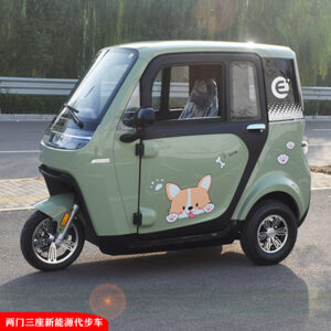 FST-V6 EEC L2e Electric Cabin Scooter – 3-Wheel Enclosed Passenger Tricycle